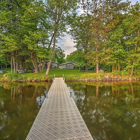 Sarona Serenity Lakeside Retreat With Boat Dock!